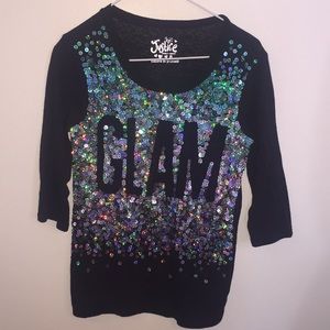 Justice glam shirt